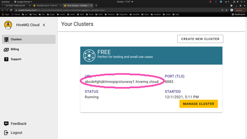 Your MQTT broker URL