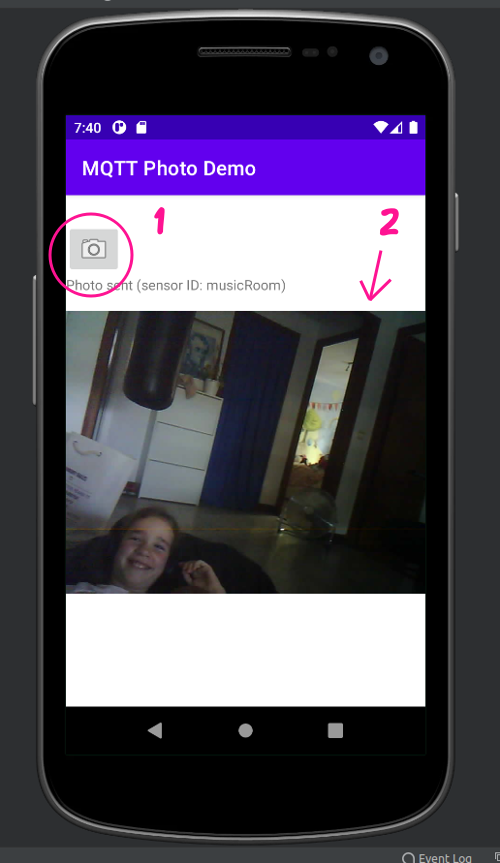 Test in Android Studio emulator