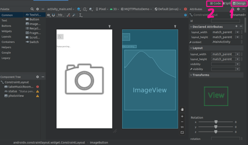 Android Layout view